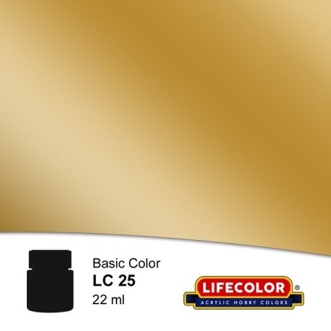 Lifecolor Base Color LIFLC25 Matt Gold