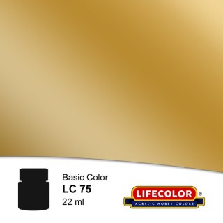 Lifecolor Base Color LIFLC75 Gloss Gold