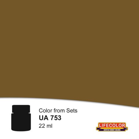 Lifecolor Diorama & Figure Colors LIFUA753 Medium Brown Hemp