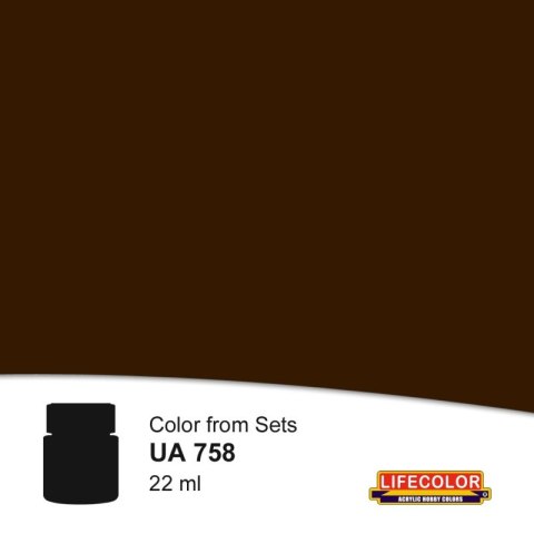 Lifecolor Diorama & Figure Colors LIFUA758 Blackened Umber