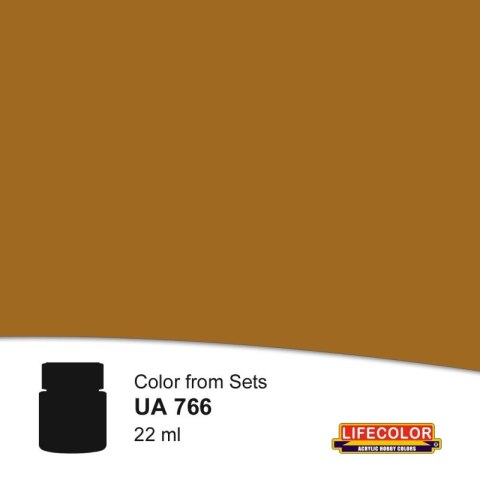 Lifecolor Diorama & Figure Colors LIFUA766 Leather Yellow-Ochre Tone