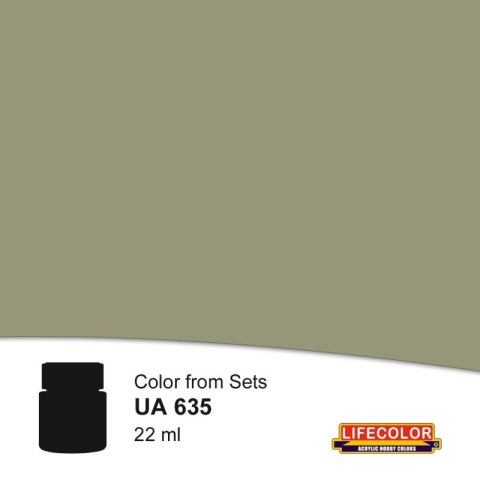 Lifecolor Naval Colors LIFUA635 Medium Green-Grey MS3