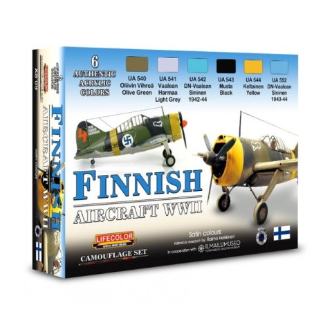 Lifecolor Sets LIFXS09 Finnish Aircraft WWII Lifecolor Sets LIFXS09 Finnish Aircraft WWII