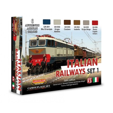 Lifecolor Sets LIFXS13 Italian Railways Set # 1