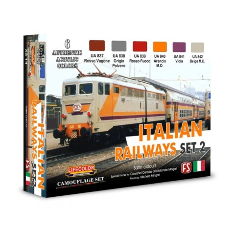 Lifecolor Sets LIFXS14 Italian Railways Set # 2 Lifecolor Sets LIFXS14 Italian Railways Set # 2