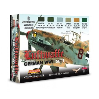 Lifecolor Sets LIFCS06 German Luftwaffe Set 1