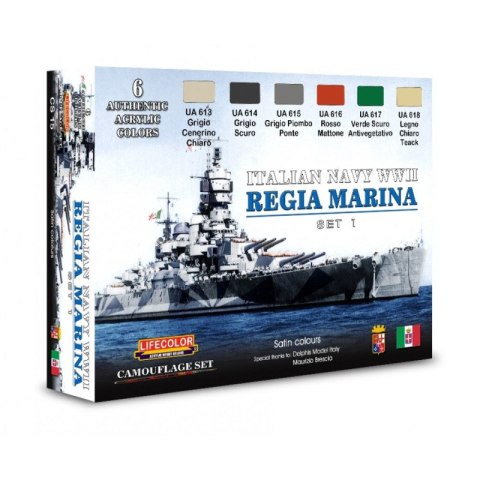 Lifecolor Sets LIFCS15 Italian Regia Marina WWII Colors