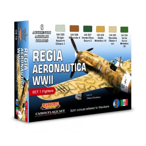 Lifecolor Sets LIFCS19 WWII Regia Aeronautica Italiana