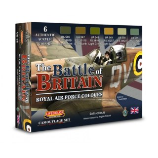 Lifecolor Sets LIFCS35 Battle of Britain, Royal Air Force Colors