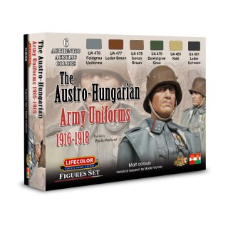 Lifecolor Sets LIFCS59 The Austro-Hungarian Army Uniforms 1916-1918