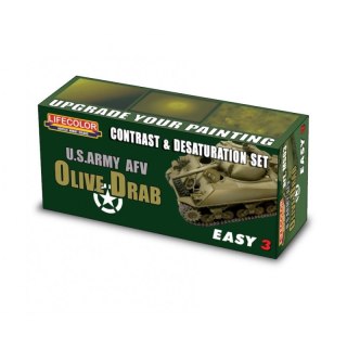 Lifecolor Sets LIFMS03 US Army Olive Drab