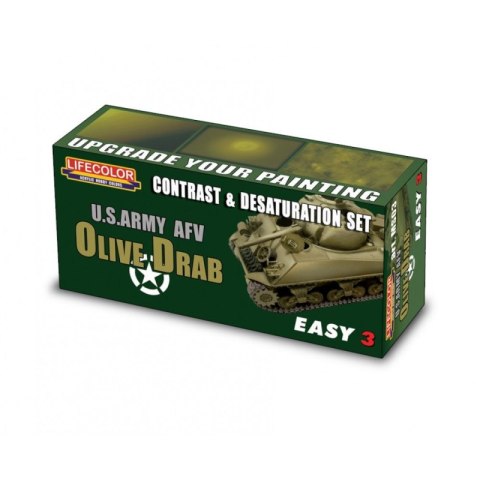 Lifecolor Sets LIFMS03 US Army Olive Drab Lifecolor Sets LIFMS03 US Army Olive Drab