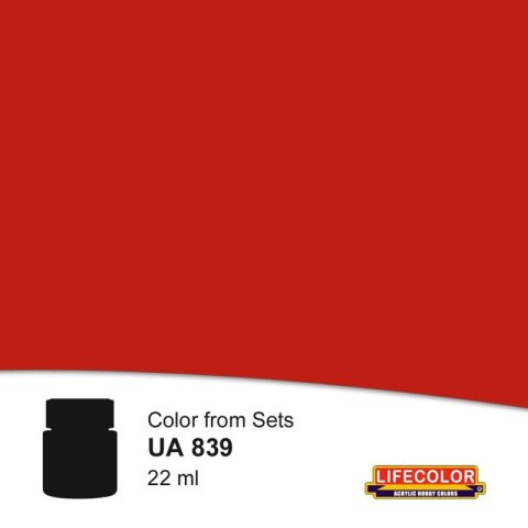 Lifecolor Train Colors LIFUA839 Rosso Fuoco