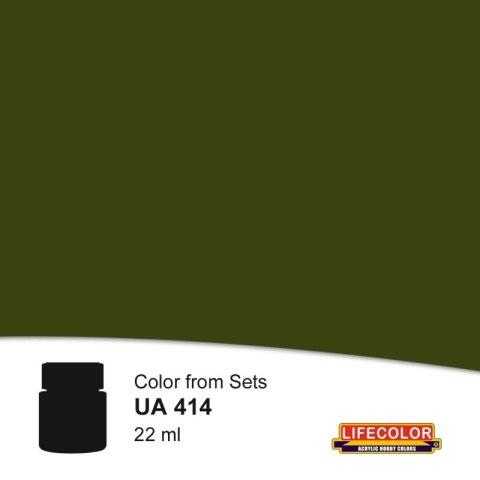 Lifecolor Uniforms - Figure Colors LIFUA414 Tela Grigio Verde Duffel Grey Green