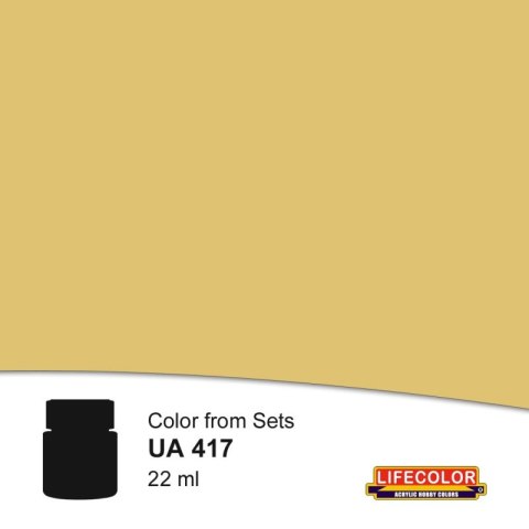 Lifecolor Uniforms - Figure Colors LIFUA417 Khaki Telo Mimetico Camouflage Khaki Sheet