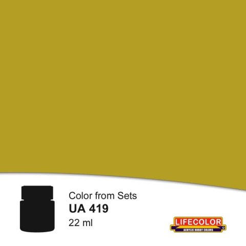 Lifecolor Uniforms - Figure Colors LIFUA419 Olive Drab Light Mustard