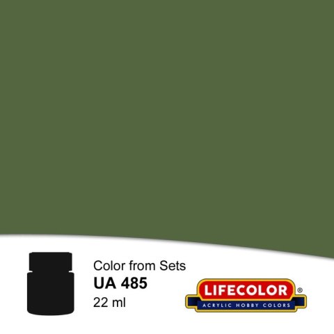 Lifecolor Uniforms - Figure Colors LIFUA485 Erdl Medium Green