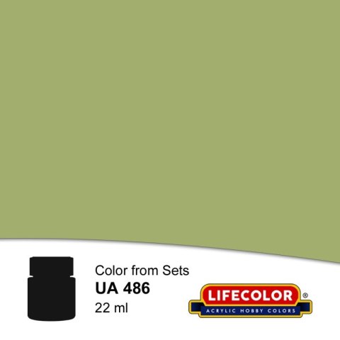 Lifecolor Uniforms - Figure Colors LIFUA486 Erdl Light Green