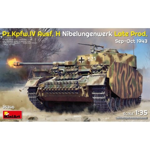 Mini Art 35346 Pz.Kpfw. IV Ausf. H Nibelungenwerk Late Prod. Sep-Oct 1943