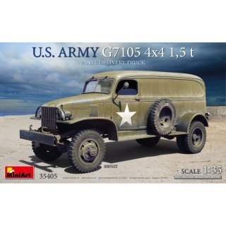 Mini Art 35405 U.S. Army Truck G7105 4x4 1,5t Panel Delivery Truck