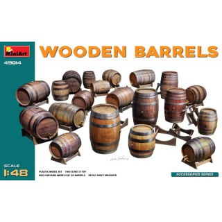 Mini Art 49014 Wooden Barrels