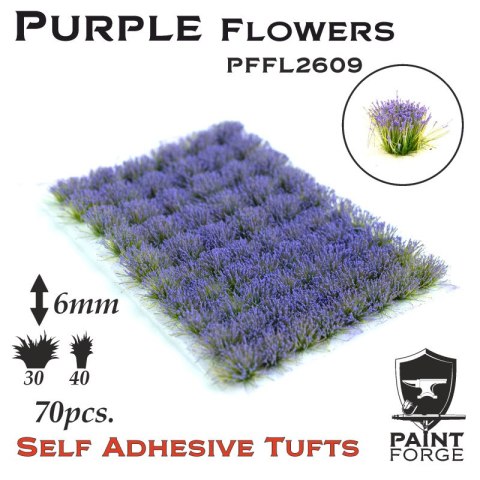 Paint Forge PFFL2609 Purple Flowers 6 mm