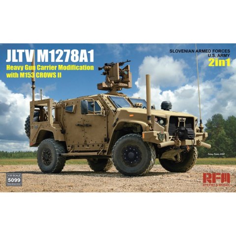 RFM 5099 JLTV M1278A1 Heavy Gun Carrier Modification with M153 CROWS II 2 in 1 Slovenian Armed Forces U.S. Army