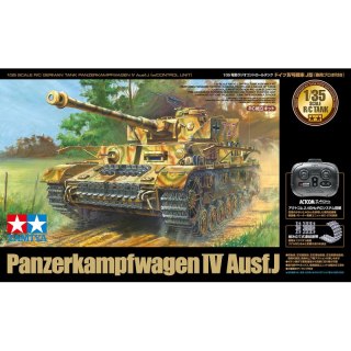 Tamiya 48218 1/35 German Tank Panzerkampfwagen IV Ausf.J (w/Control Unit)