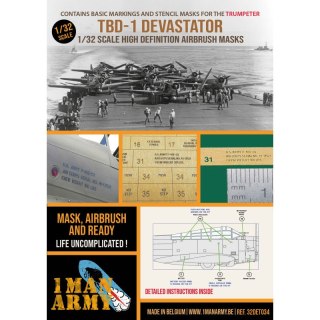 1 Man Army 32DET034 TBD-1 Devastator (Trumpeter)