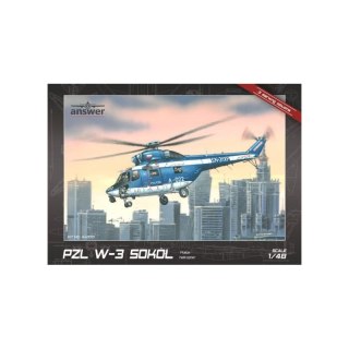 Answer AA48001 1/48 PZL W-3 Sokół Police Helicopter