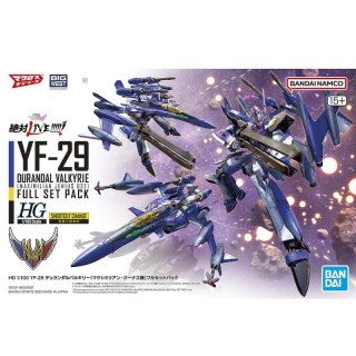 Bandai 65691 HG 1/100 YF-29 DURANDAL VALKYRIE (MAXIMILAN JENIUS USE) FULL SET PACK GUN65691