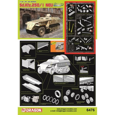 Dragon 6476 Sd.Kfz.250/1 Neu Premium Edition 1/35