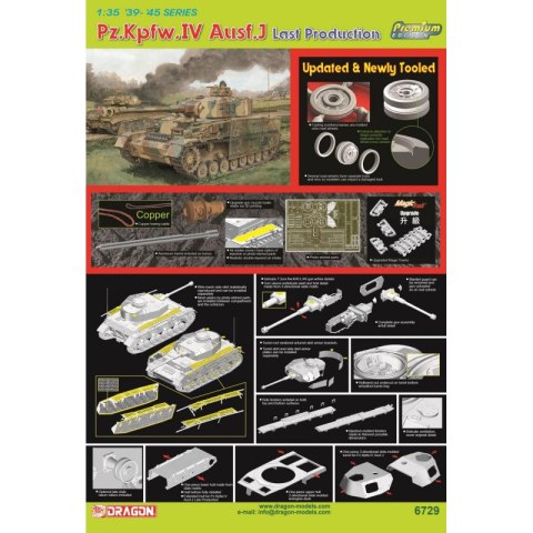 Dragon 6729 Pz.Kpfw.IV Ausf. J Last Production Premium Edition 1/35