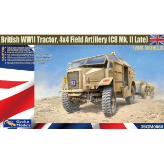 Gecko Models 35GM0066 British WWII Tractor, 4x4 Field Artillery (C8 Mk. II Late)