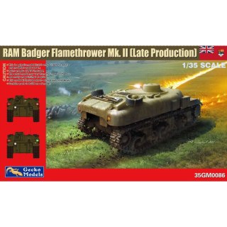 Gecko Models 35GM0086 RAM Badger Flamethrower Mk. II (Late Production)