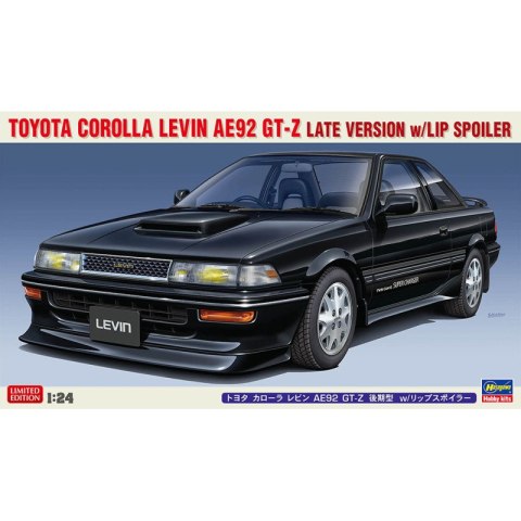 Hasegawa 20655 Toyota Corolla Levin AE92 GT-Z Late Version w/Lip Spoiler