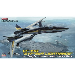 Hasegawa 65799 VF-19A "SVF-569 Lightnings" w/High-Maneuver Missiles "Macross Plus"