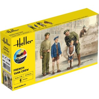 Heller 35323 Starter Kit - French Tank Crew