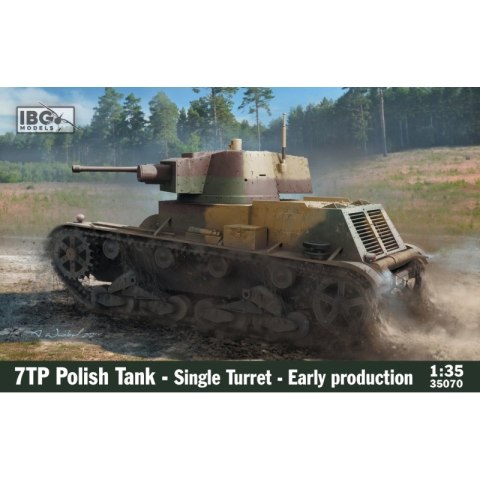 IBG 35070 7TP Polish Tank - Single Turret - Early Production IBG 35070 7TP Polish Tank - Single Turret - Early Production