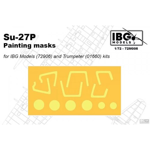 IBG 72M005 Su-27P Painting Masks for IBG72906 and TRU01660