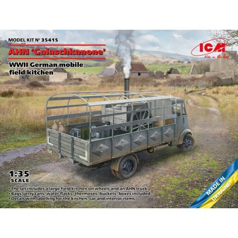 ICM 35415 AHN "Gulaschkanone" WWII German Mobile Field Kitchen