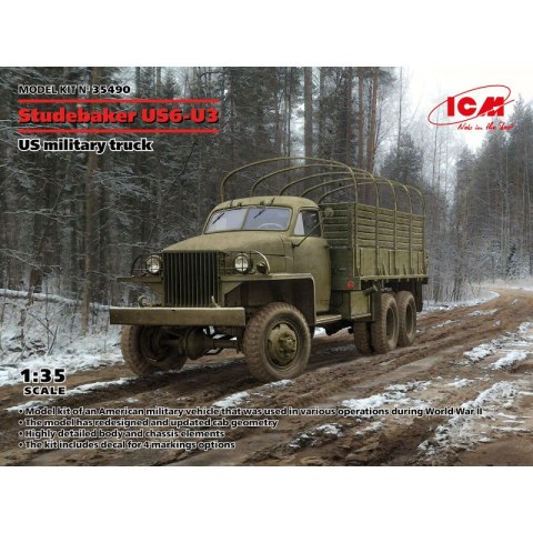 ICM 35490 Studebaker US6-U3 US Military Truck