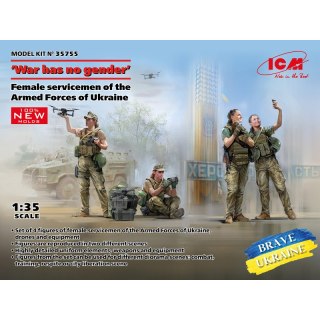 ICM 35755 'War Has No Gender' Female Servicemen of the Armed Forces of Ukraine