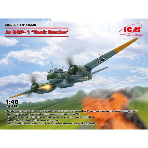 ICM 48228 Ju-88P-1 'Tank Buster'