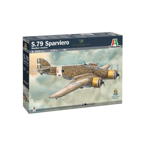 Italeri 1412 1/72 S.79 Sparvierto Bomber Version