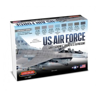 Lifecolor Sets LIFCE01 US Airforce "Gray Schemes" from 70s to Present