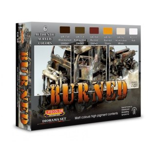 Lifecolor Sets LIFCS29 Burned Diorama Set