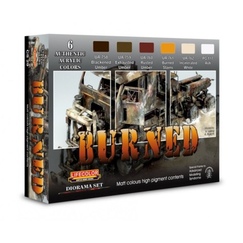 Lifecolor Sets LIFCS29 Burned Diorama Set Lifecolor Sets LIFCS29 Burned Diorama Set