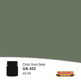 Lifecolor Uniforms - Figure Colors LIFUA433 Helmet Dark Green