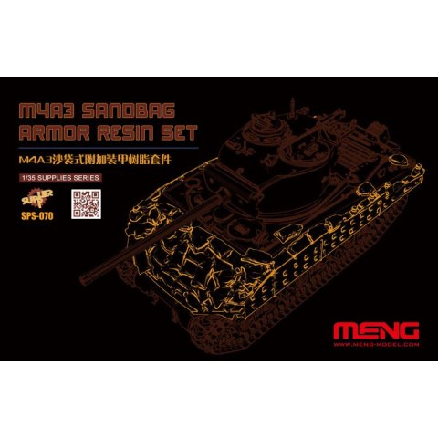 Meng SPS-070 M4A3 Sandbag Armor Set (Resin) 1/35